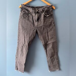 Levi's 501 Skinny in Washed Black